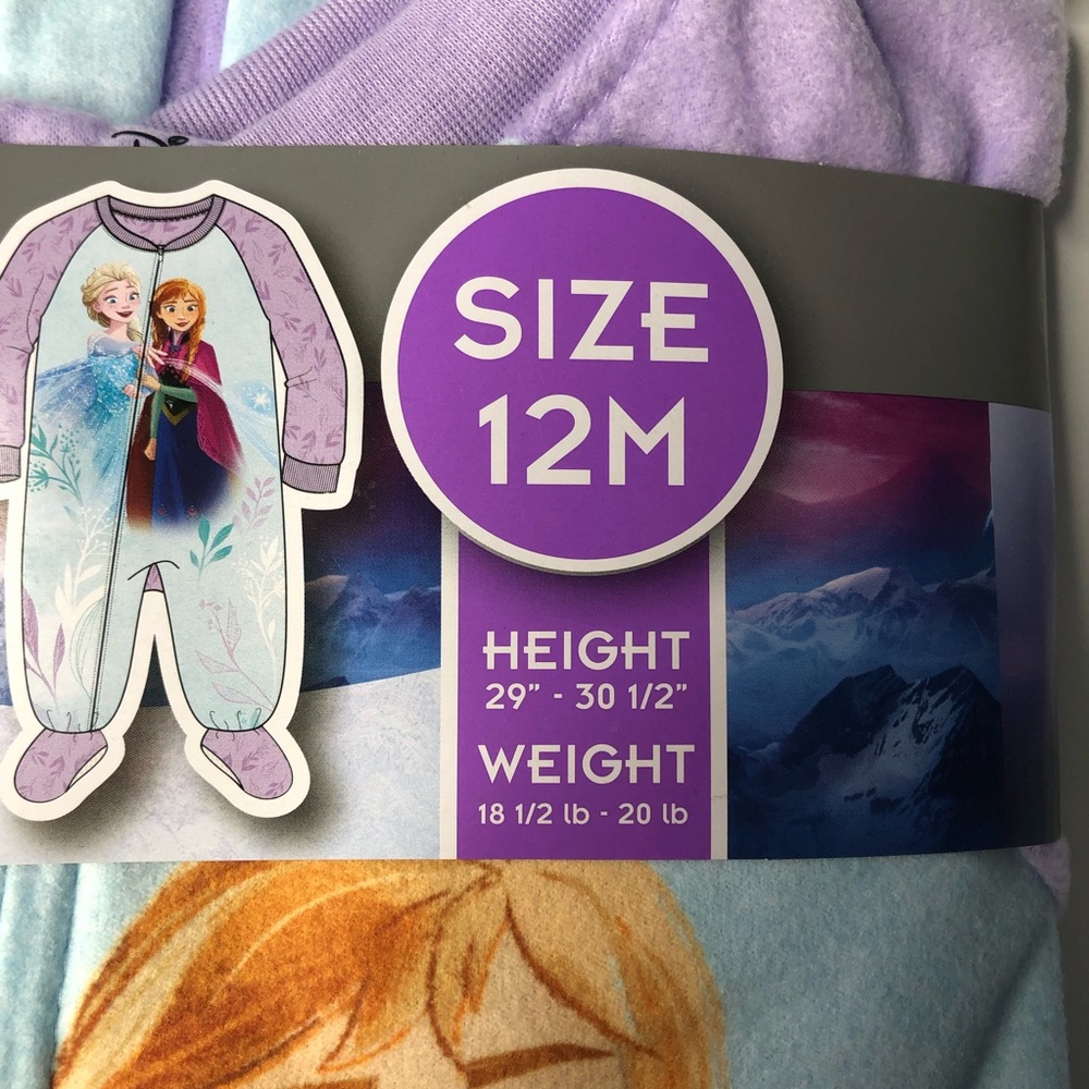 Disney's Frozen Blanket Sleeper Size 12M-5T - Picture 3 of 12